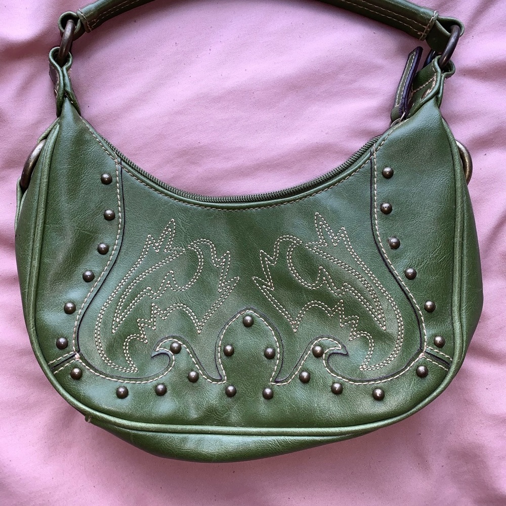 Vintage green purse
